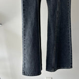 【ハモミシノオトナフク】Denim Seam Flare PT