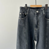 【ハモミシノオトナフク】Denim Seam Flare PT