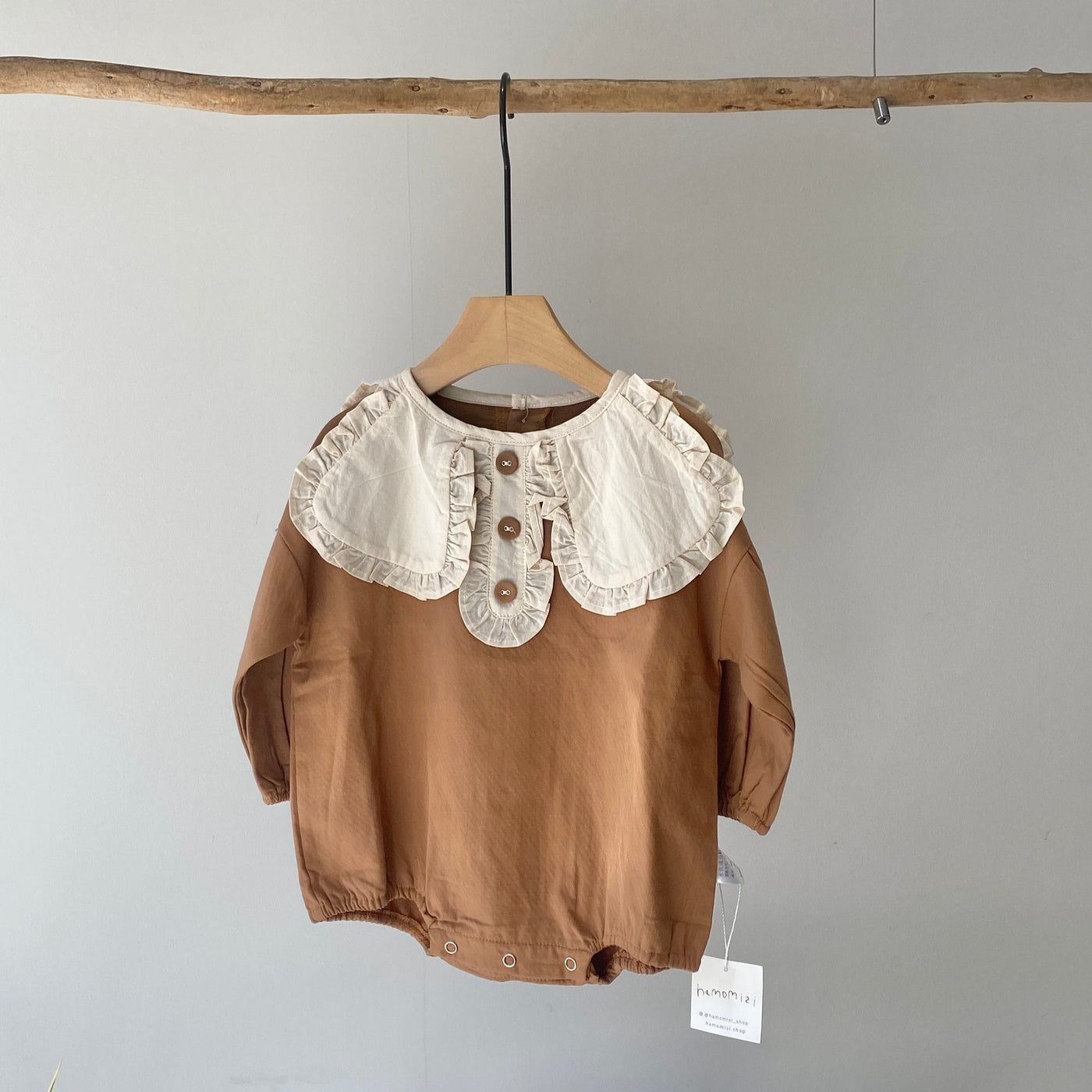 Warm frill long sleeve Rompers(70.90cm)