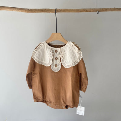 Warm frill long sleeve Rompers(70.90cm)