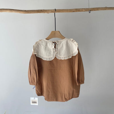 Warm frill long sleeve Rompers(70.90cm)