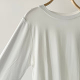 【ハモミシノオトナフク】Asymmetrical pullover  lace trim