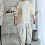 【ハモミシノオトナフク】Bonded Sleeve Twist Pullover