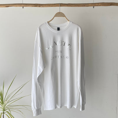SE METTI logo long sleeve T【ハモミシノオトナフク】
