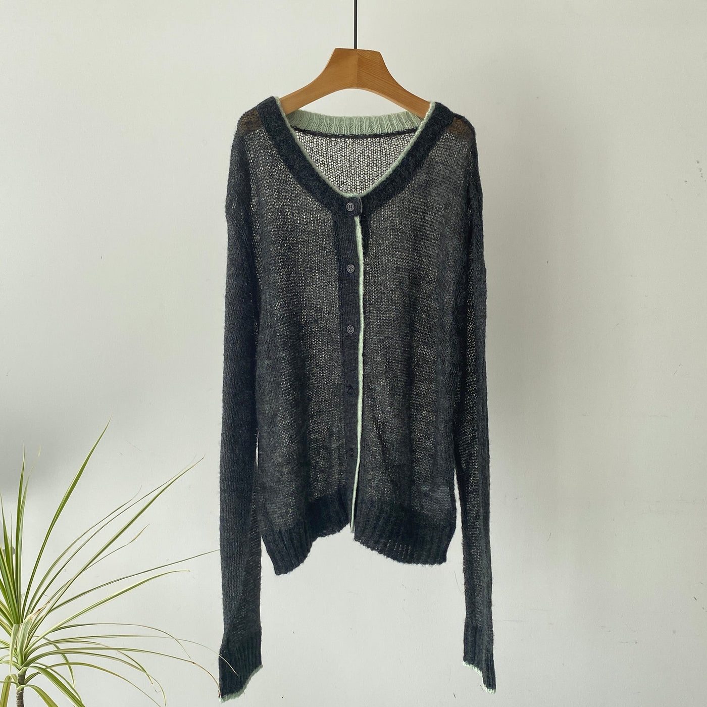 【ハモミシノオトナフク】Mohair coordinated cardigan