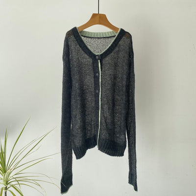 【ハモミシノオトナフク】Mohair coordinated cardigan