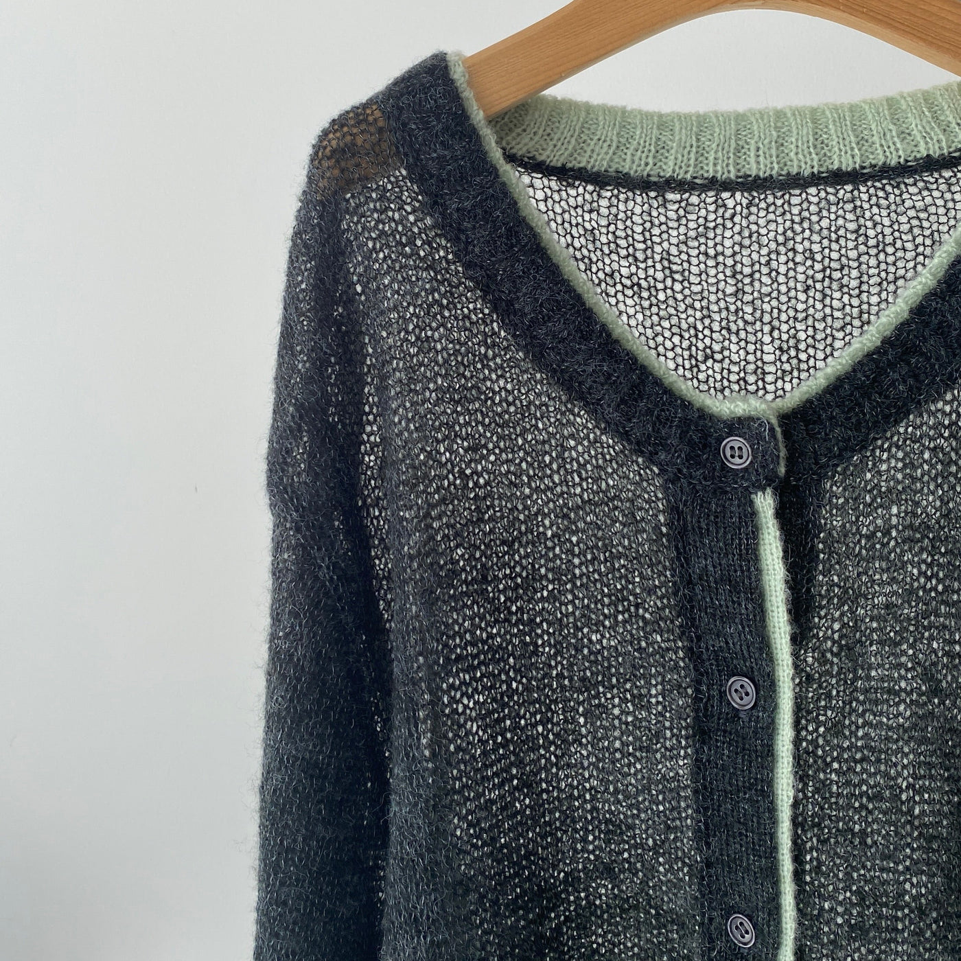 【ハモミシノオトナフク】Mohair coordinated cardigan