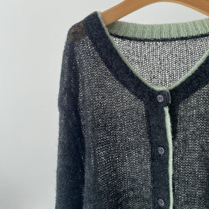 【ハモミシノオトナフク】Mohair coordinated cardigan
