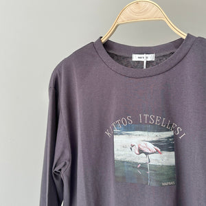 【ハモミシノオトナフク】Photo Long T-shirt