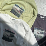 【ハモミシノオトナフク】Photo Long T-shirt