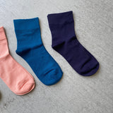 【ハモミシノオトナフク】Plain short socks