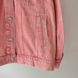 【ハモミシノオトナフク】Chemical color oversized denim jacket