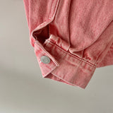 【ハモミシノオトナフク】Chemical color oversized denim jacket