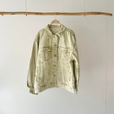 【ハモミシノオトナフク】Chemical color oversized denim jacket