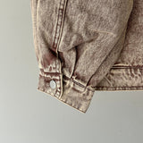 【ハモミシノオトナフク】Chemical color oversized denim jacket