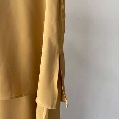 Satin layered camisole 【ハモミシノオトナフク】