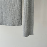 【ハモミシノオトナフク】ribbed knit pullover