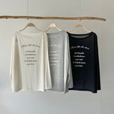 【ハモミシノオトナフク】Sheer print oversized long-T