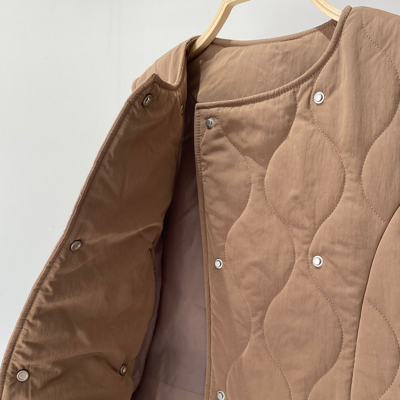 【ハモミシノオトナフク】Quilted flared vest