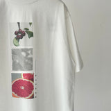 【ハモミシノオトナフク】Fruit Print T-Shirt