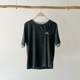 【ハモミシノオトナフク】Embroidered Tuck T-Shirt