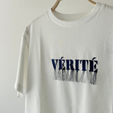 【ハモミシノオトナフク】Cool Touch Embroidered Fringe T-Shirt