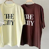 【ハモミシノオトナフク】cool-touch UV-treated  logo T-shirt