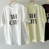 【ハモミシノオトナフク】cool-touch UV-treated  logo T-shirt