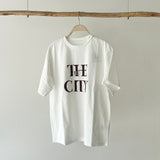 【ハモミシノオトナフク】cool-touch UV-treated  logo T-shirt