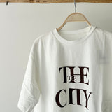 【ハモミシノオトナフク】cool-touch UV-treated  logo T-shirt