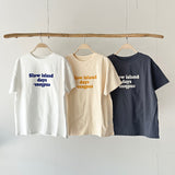 【ハモミシノオトナフク】flocked logo T-shirt