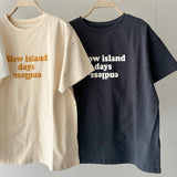 【ハモミシノオトナフク】flocked logo T-shirt