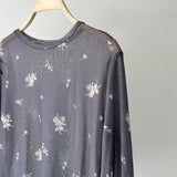 【ハモミシノオトナフク】Small flower print pullover