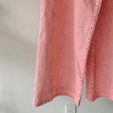 【ハモミシノオトナフク】Chemically colored wide-leg denim