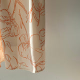 Flower semiflare long skirt [Hamomisi no Otonafuku] 