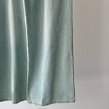 【ハモミシノオトナフク】Denim pleated wide-leg pants