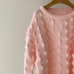 Spiky knit pullover [Hamomisi Adult Clothing]