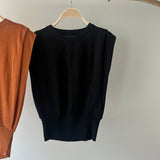 【ハモミシノオトナフク】Knit tank top