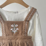 【hamomisi】Plaid overalls(73.80cm)