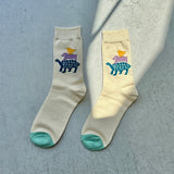 【ハモミシノオトナフク】Layered Crew Socks