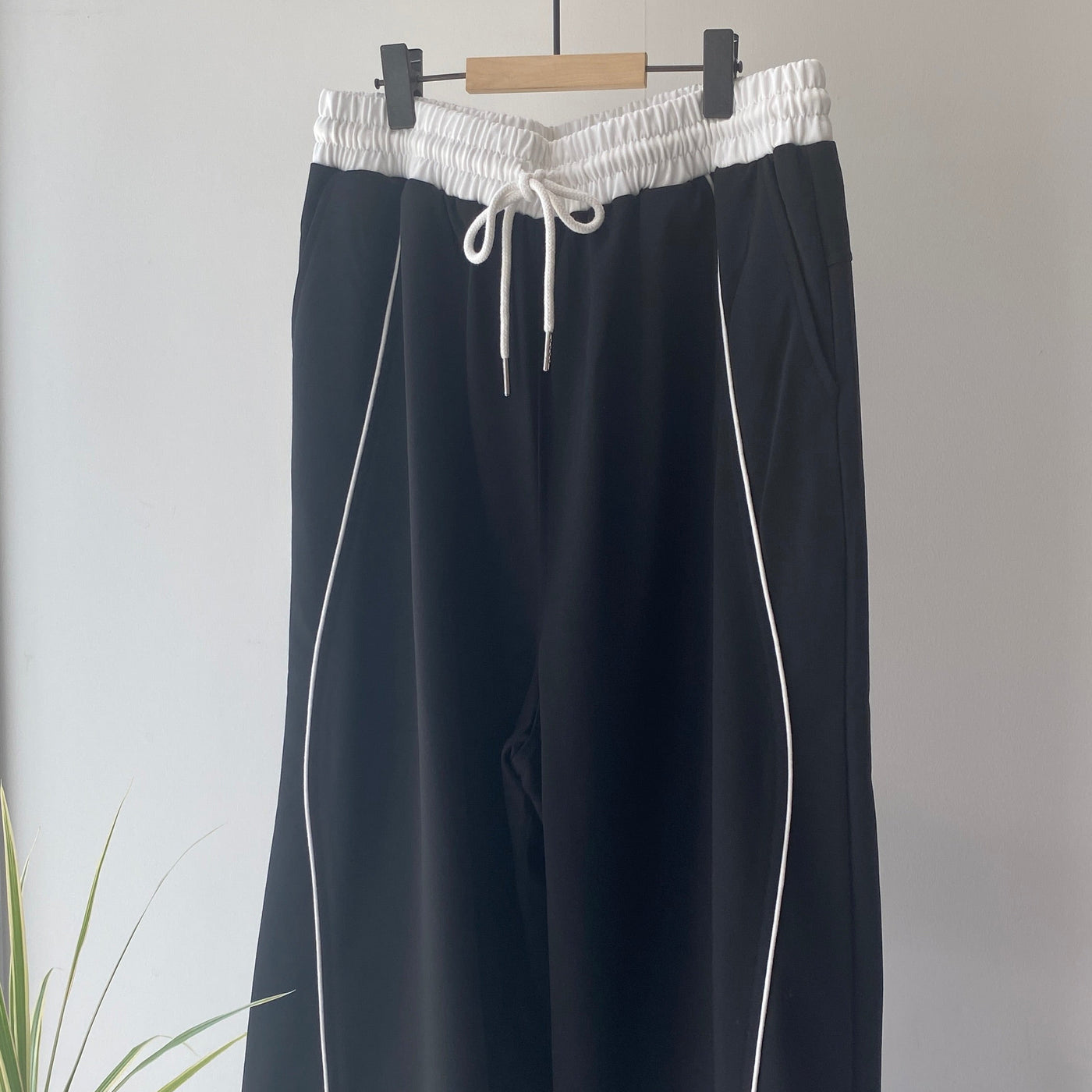 【ハモミシノオトナフク】Mini fleece color block pants