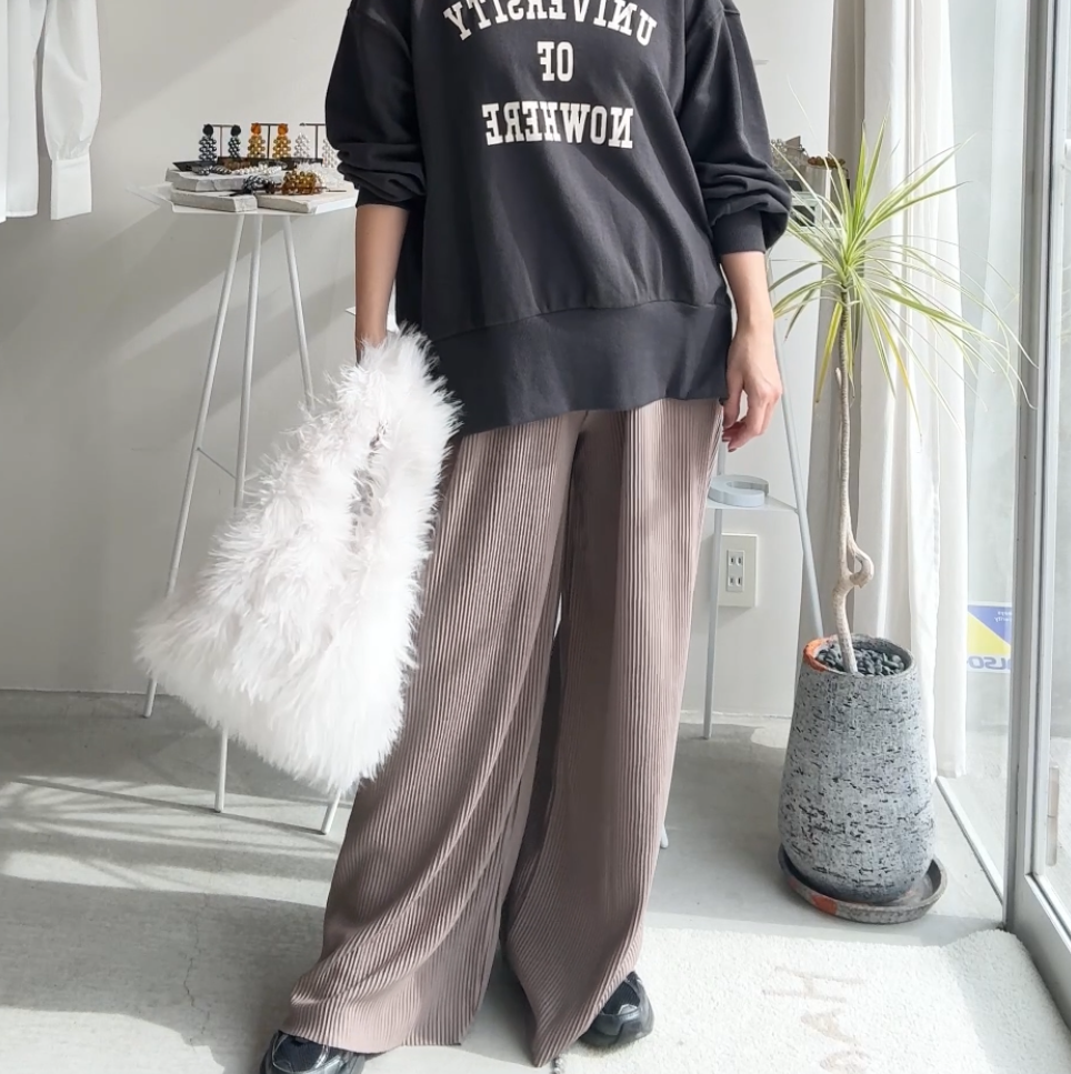 【ハモミシノオトナフク】Faux fur tote bag