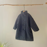 【hamomisi】Stitchless 2way long coat(100~130)