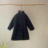 【hamomisi】Stitchless 2way long coat(100~130)