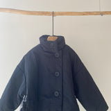 【hamomisi】Stitchless 2way long coat(100~130)