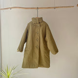 【hamomisi】Stitchless 2way long coat(100~130)