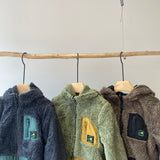 【hamomisi】Boa reversible jacket(100.110)