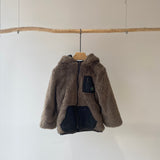 【hamomisi】Boa reversible jacket(100.110)