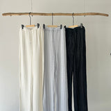 【ハモミシノオトナフク】Soft lace easy pants