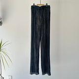 【ハモミシノオトナフク】Soft lace easy pants